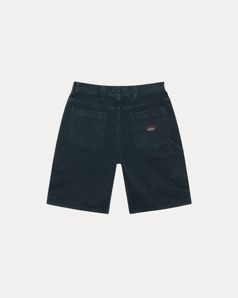 WASHED CANVAS WORK SHORT