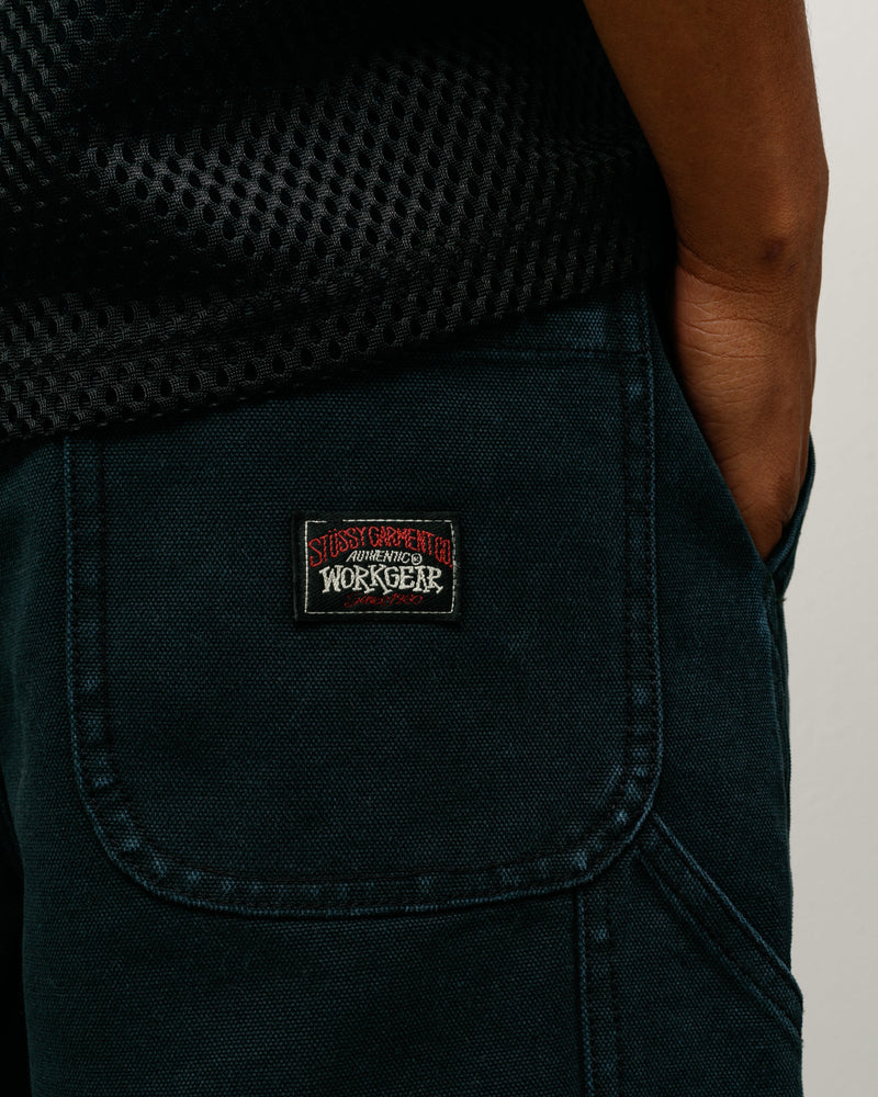 WASHED CANVAS WORK SHORT