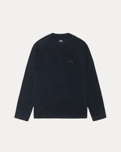 DYED LS MOCK NECK TEE