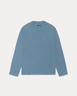 DYED LS MOCK NECK TEE