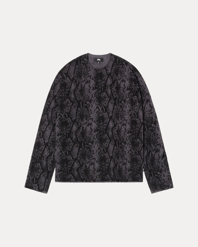 PYTHON KNIT CREW