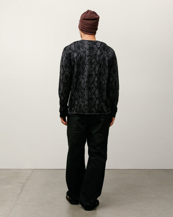 PYTHON KNIT CREW