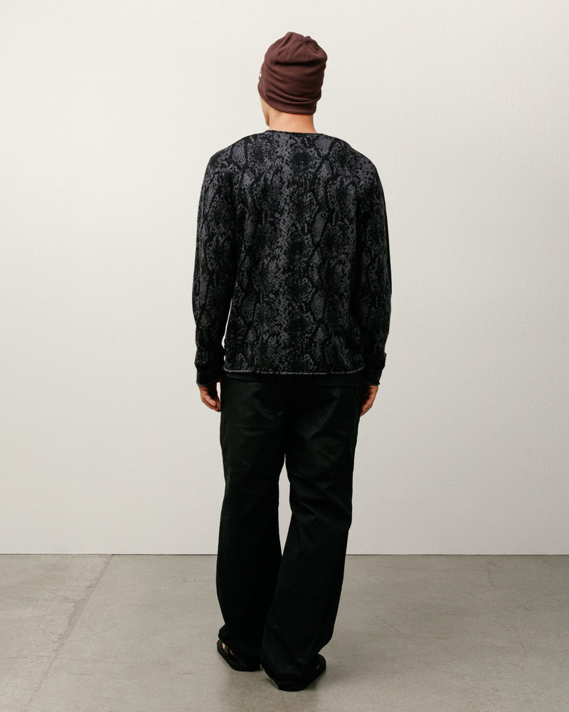 PYTHON KNIT CREW
