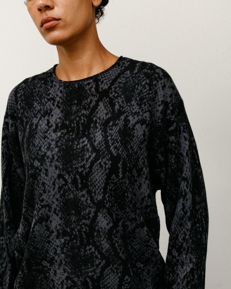 PYTHON KNIT CREW