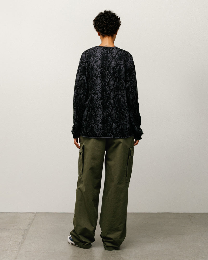 PYTHON KNIT CREW