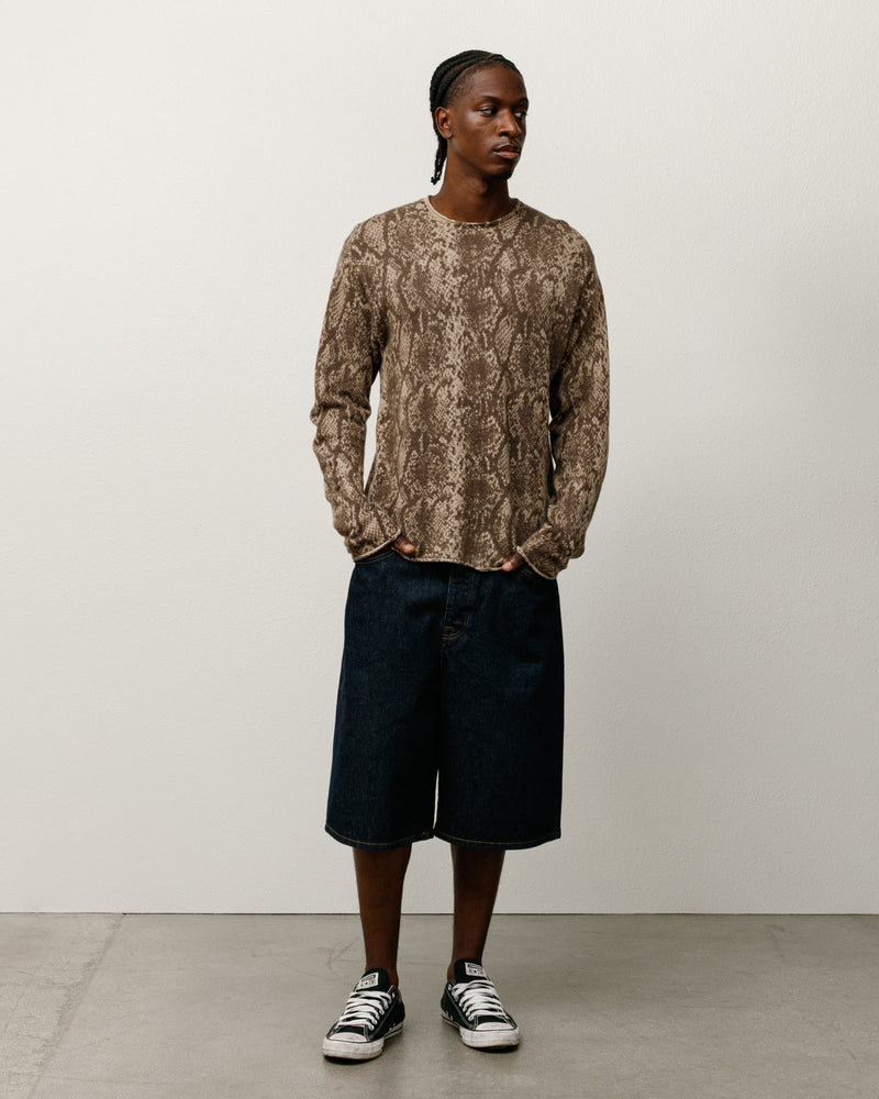 PYTHON KNIT CREW