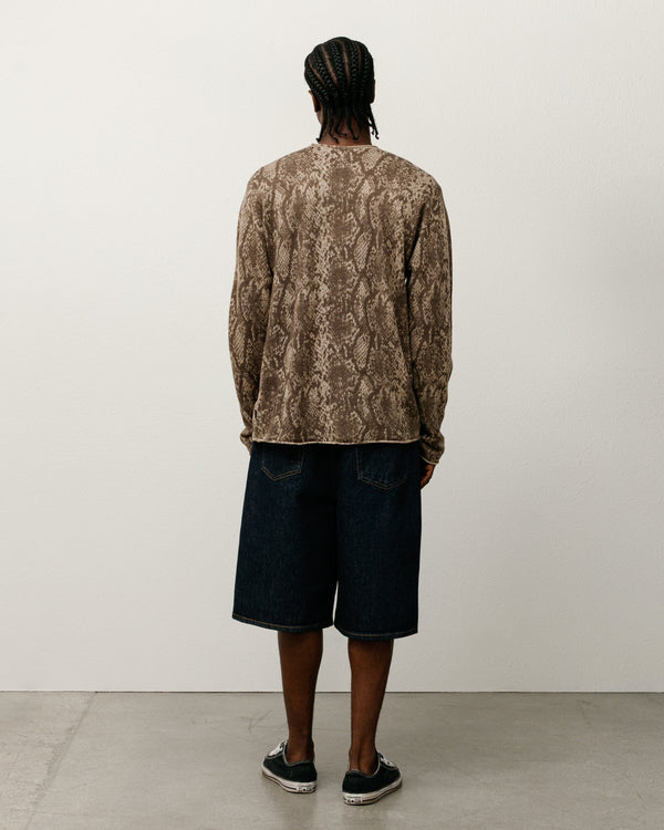 PYTHON KNIT CREW
