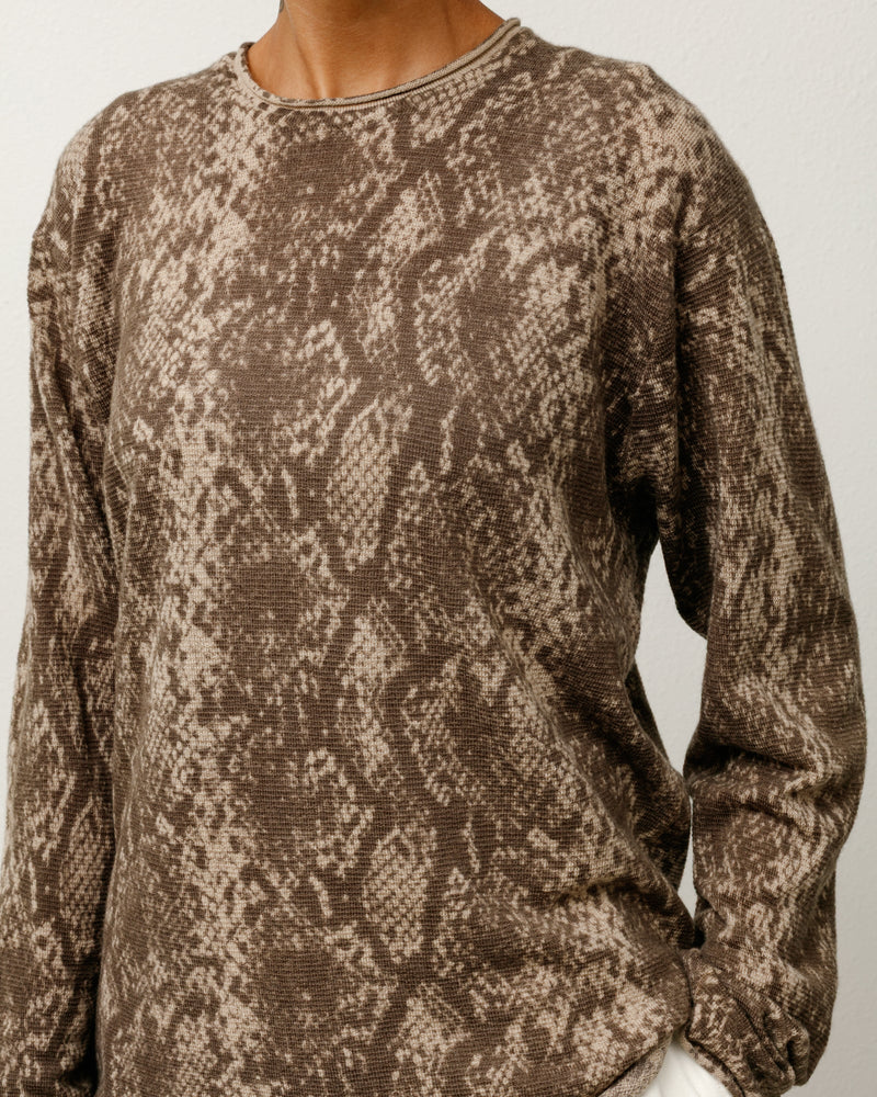 PYTHON KNIT CREW