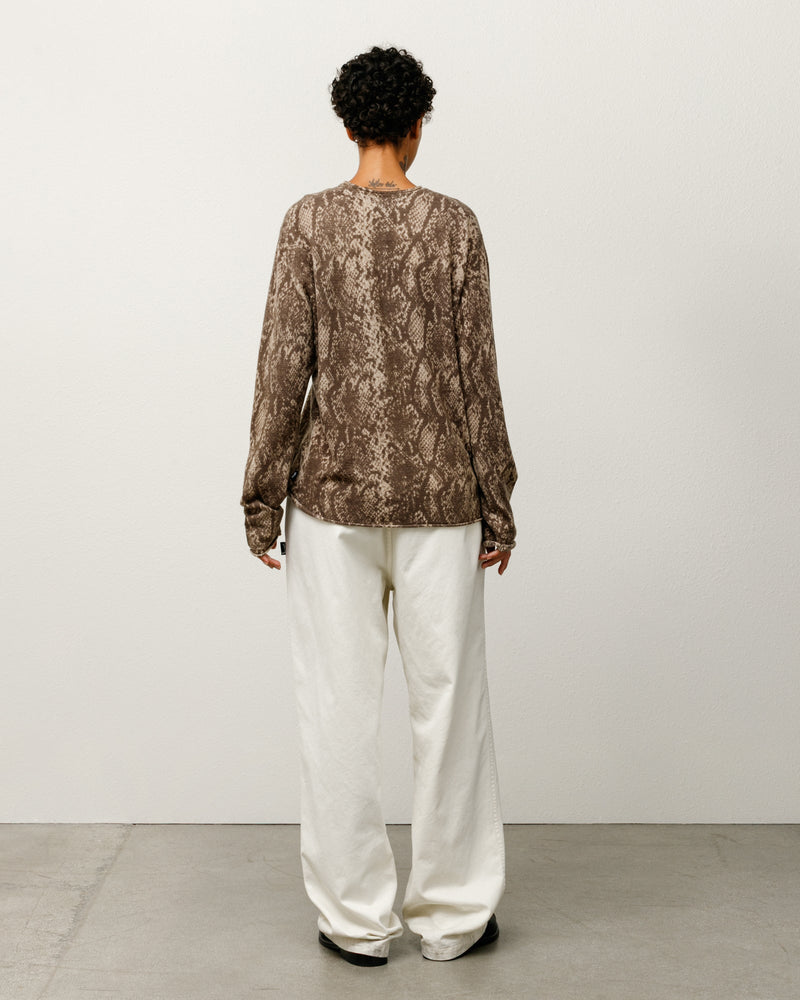 PYTHON KNIT CREW