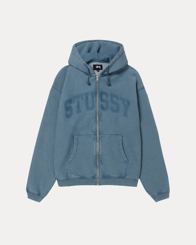 FADED GRAPHIC ZIP HOODIE