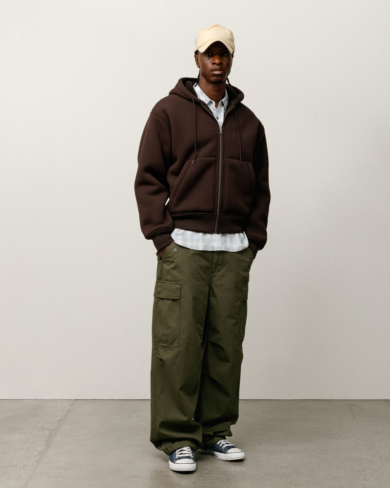 BONDED SHERPA HOODIE