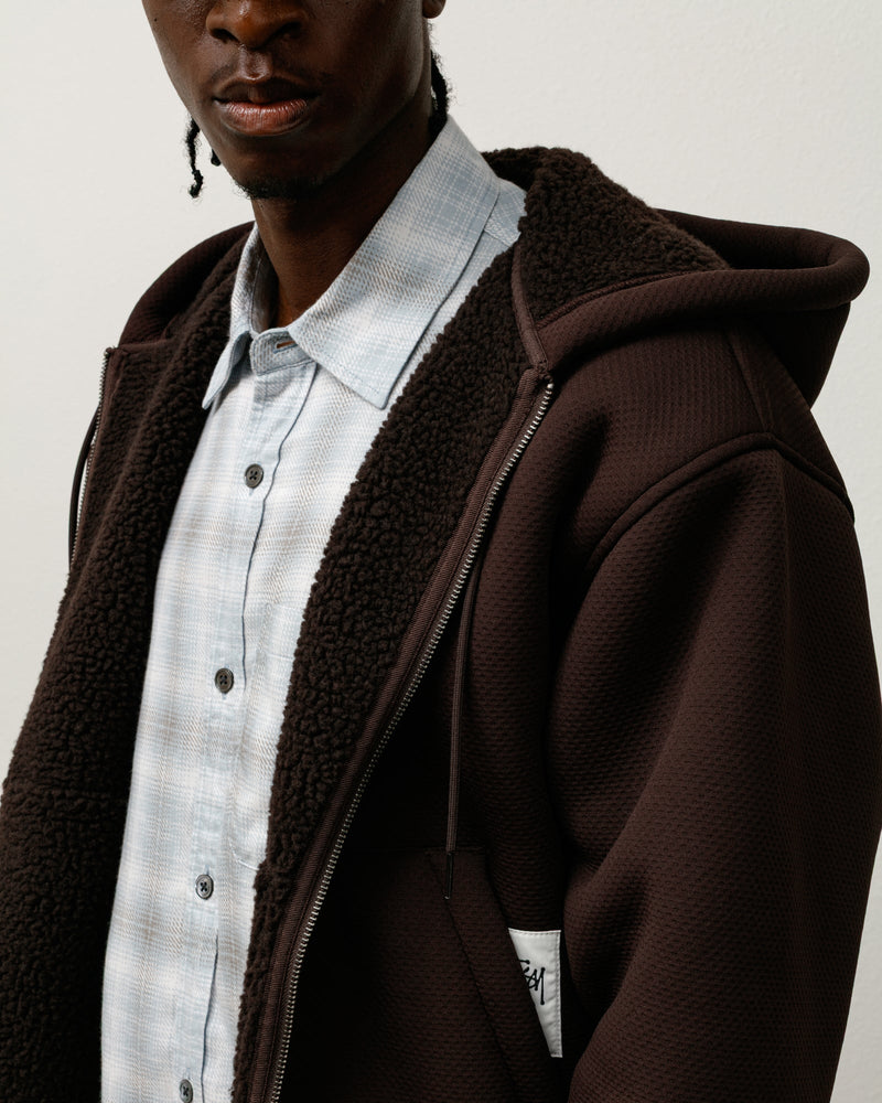 BONDED SHERPA HOODIE