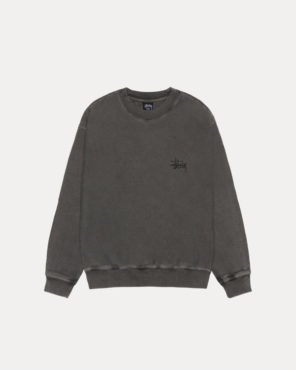 BASIC STÜSSY CREW PIGMENT DYED