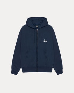BASIC STÜSSY ZIP HOODIE