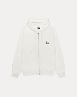 BASIC STÜSSY ZIP HOODIE PIGMENT DYED