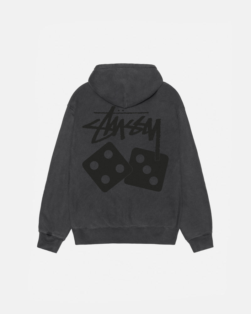 DICE ZIP HOODIE PIGMENT DYED