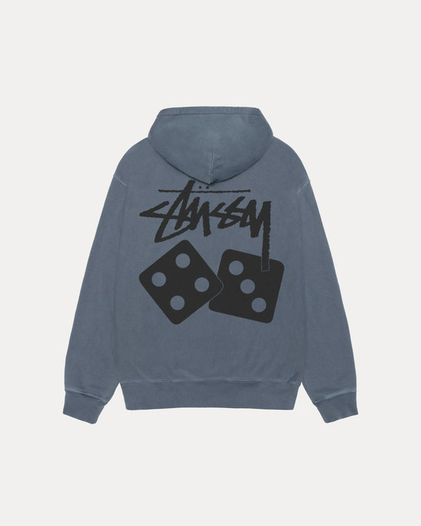 DICE ZIP HOODIE PIGMENT DYED