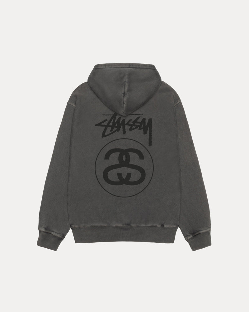 STOCK LINK ZIP HOODIE PIGMENT DYED