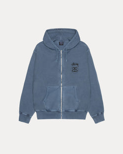 STOCK LINK ZIP HOODIE PIGMENT DYED